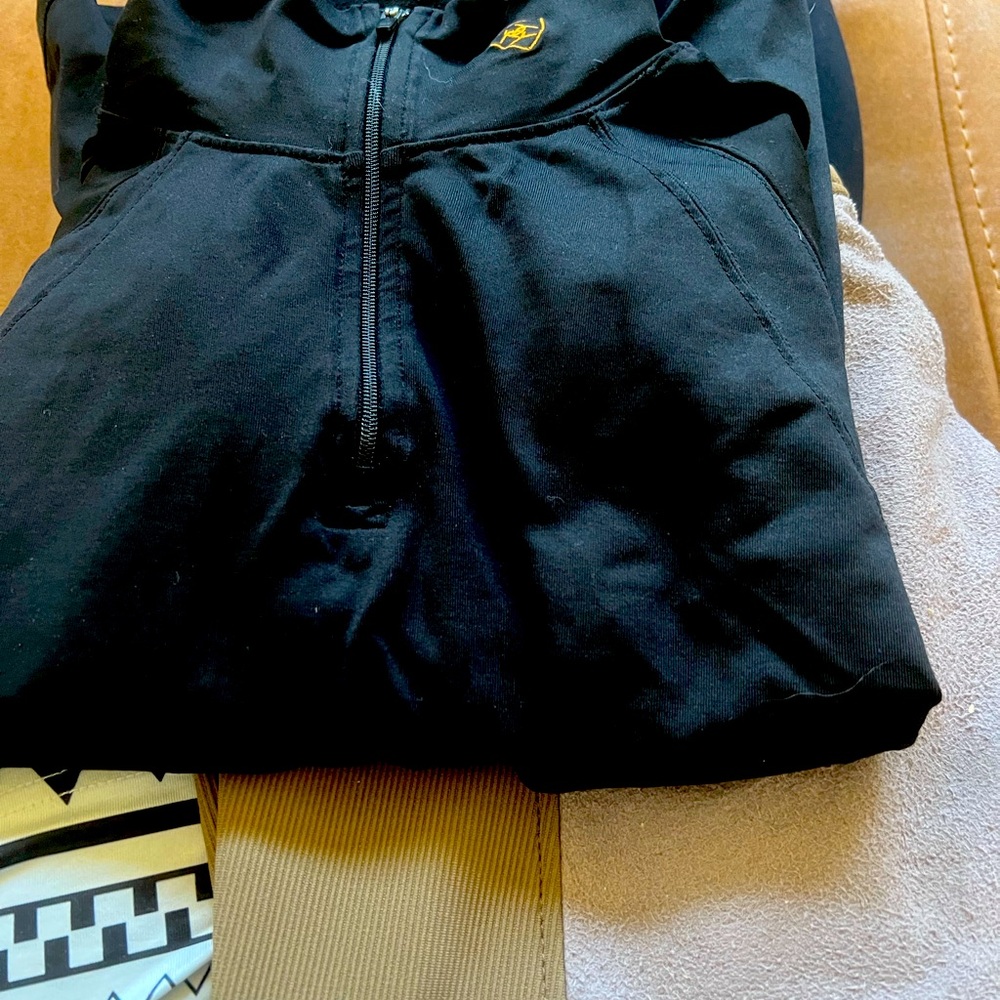 Horse show english equestrian riding outfit. Ariat and Tuffrider